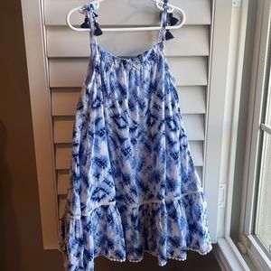 Tommy Bahama blue tie dye dress 5T